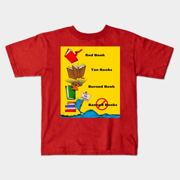 Banned Books Kids T-Shirt by TheMightyQ